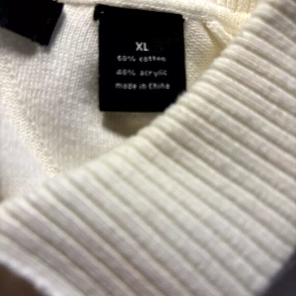 Sean John Short Sleeve Diagonal Stripe Sweater Knit Polo - Mens Size XL - Picture 6 of 6